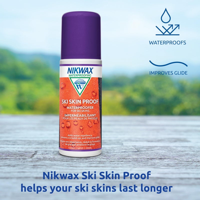 Nikwax Ski Skin Proof Waterproofing  Enhances Performance  Prevents Ice Build Up  Ski Care  Liquid Wax  Backcountry Skiing - Image 4